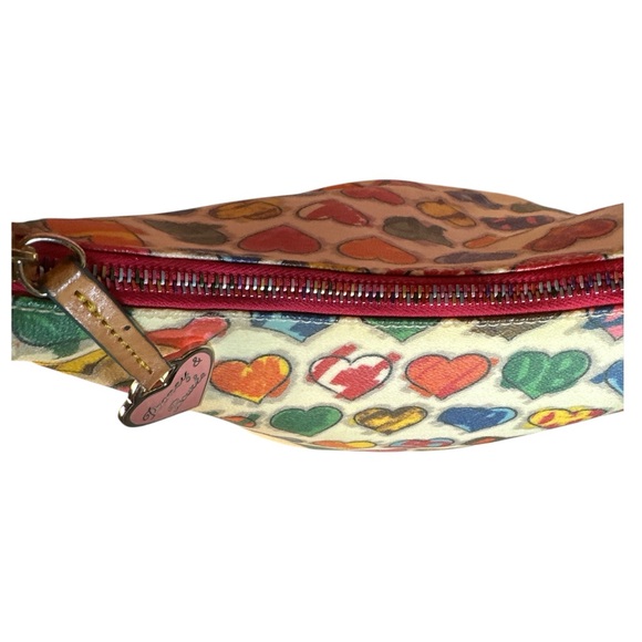 Dooney & Bourke Vintage Set EUC Hobo Bag & Coin Pouch With Rainbow Zippers - Picture 9 of 16